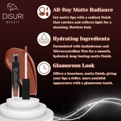 DISURI Beauty Liquid Lipstick - Bushwick (93)