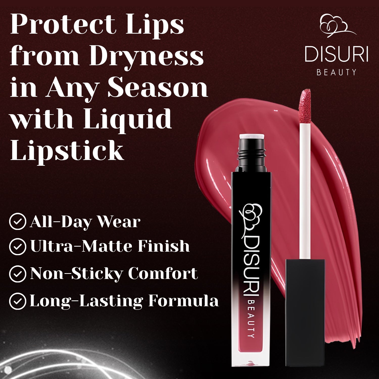 DISURI Beauty Liquid Lipstick - Miami Nights (55)