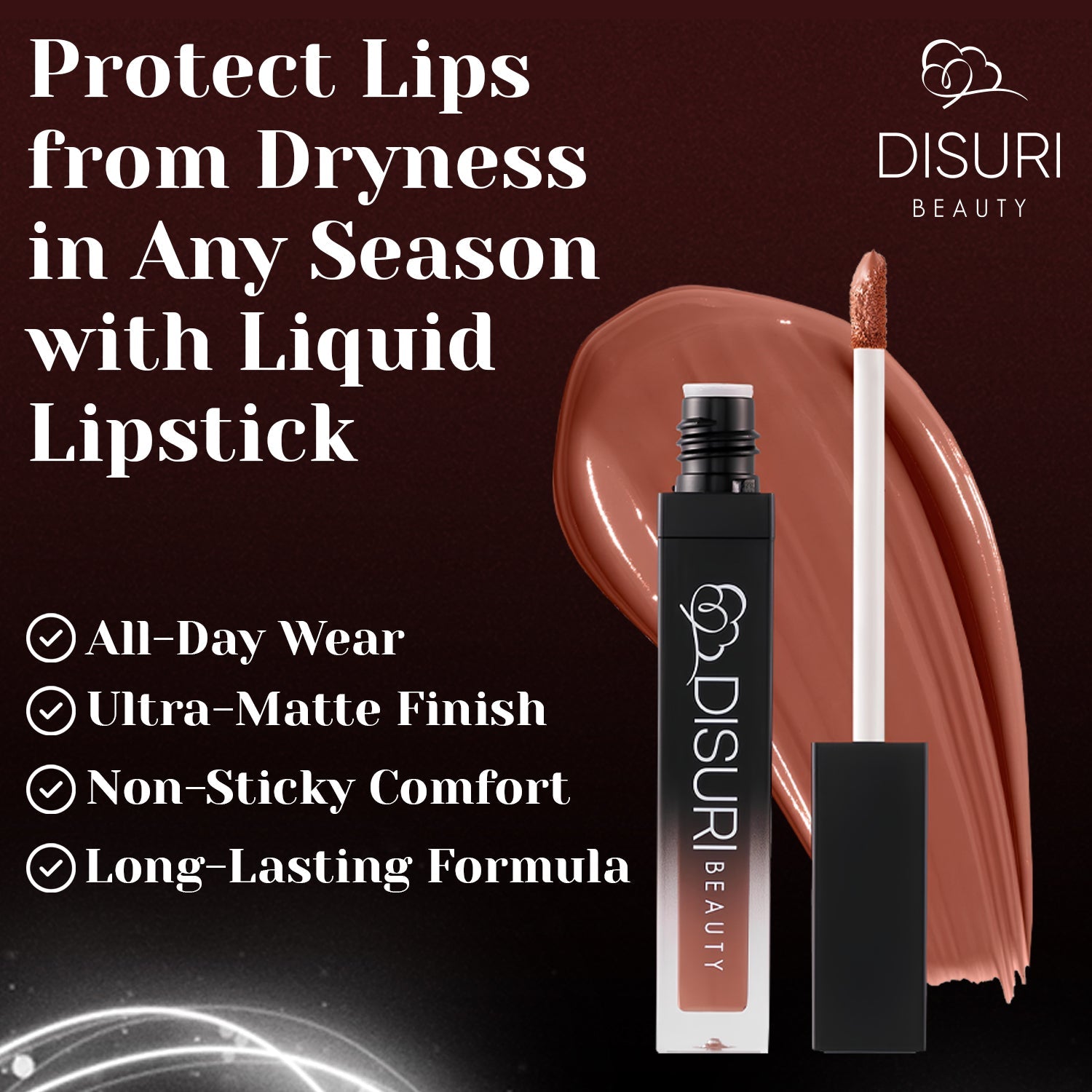 DISURI Beauty Liquid Lipstick - Hov (86)