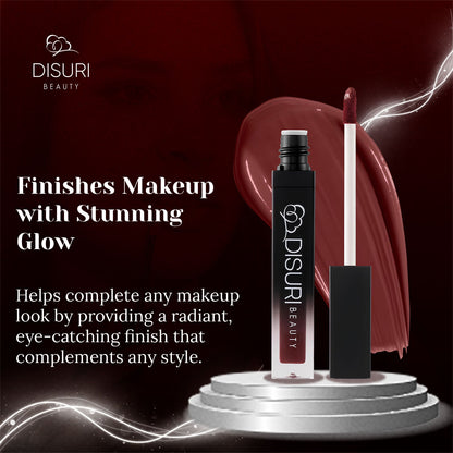 DISURI Beauty Liquid Lipstick - Red Wine (53)