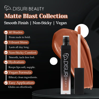 DISURI Beauty Liquid Lipstick - Sweet Honeybun (59)