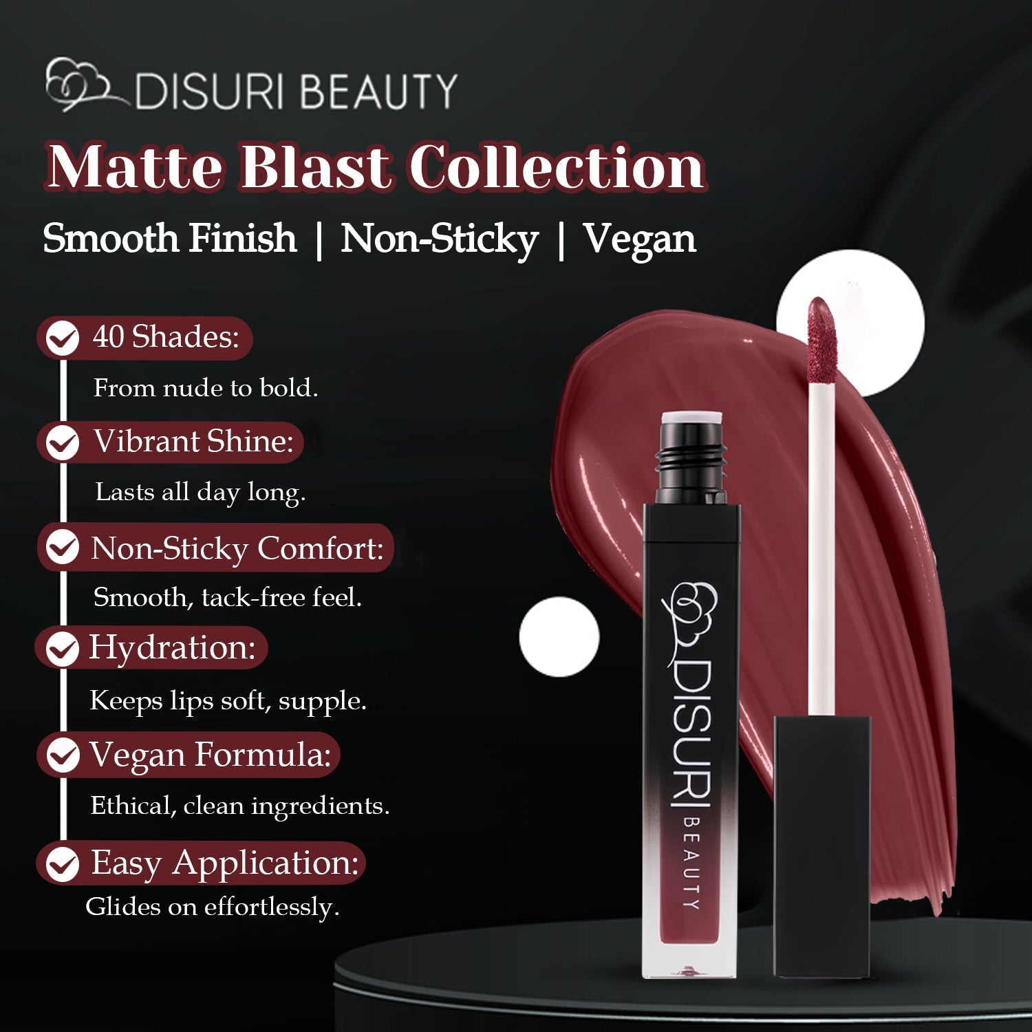 DISURI Beauty Liquid Lipstick - Williamsburg Bridge Plaza (45)