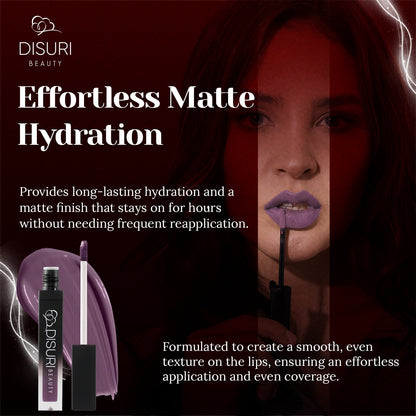 DISURI Beauty Liquid Lipstick - Uptown Haze (94)