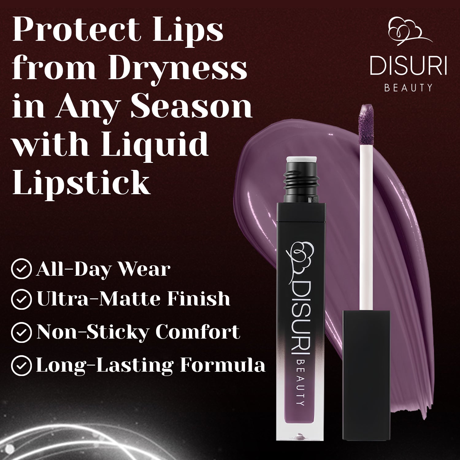 DISURI Beauty Liquid Lipstick - Uptown Haze (94)