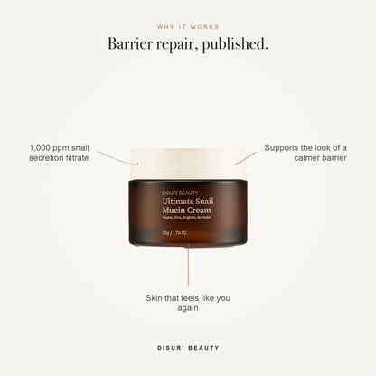 DISURI Beauty Ultimate Snail Mucin Cream