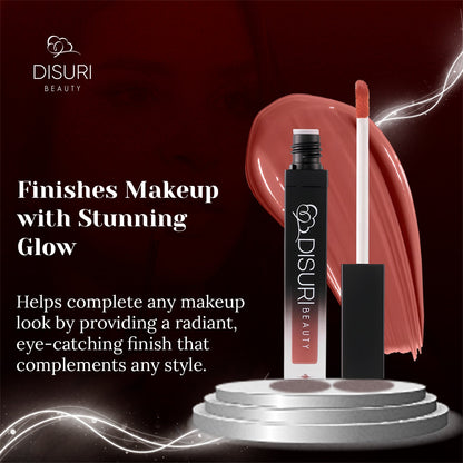DISURI Beauty Liquid Lipstick - Blush Hour (12)