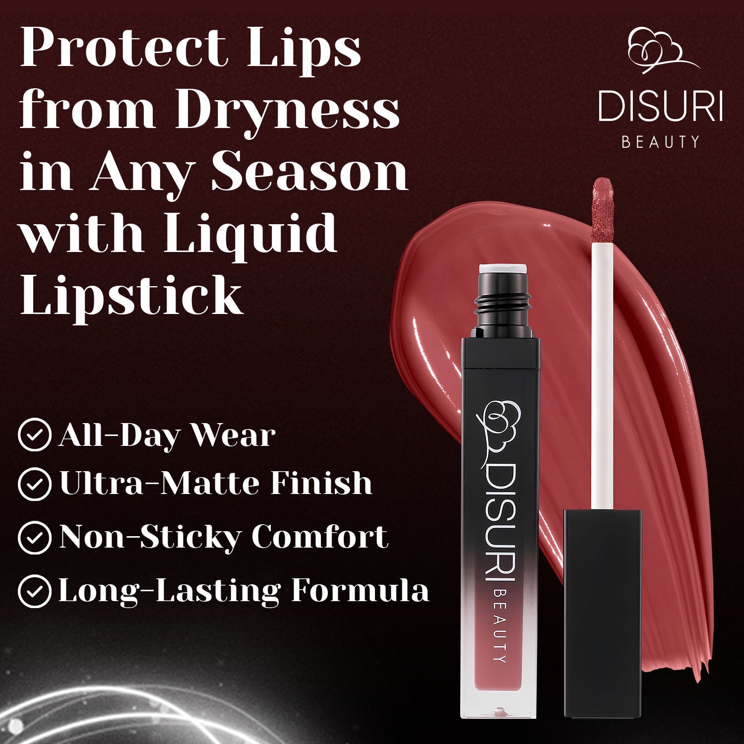 DISURI Beauty Liquid Lipstick - Boss Status (36)