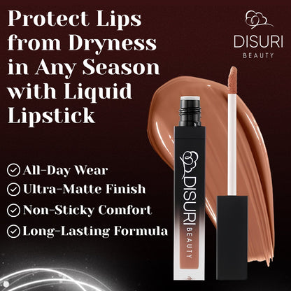 DISURI Beauty Liquid Lipstick - Brooklyn (91)
