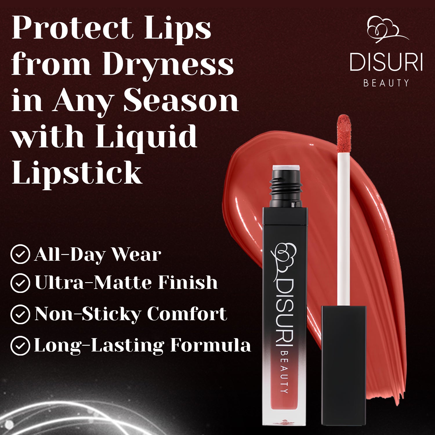 DISURI Beauty Liquid Lipstick - Malvada (7)