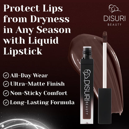 DISURI Beauty Liquid Lipstick - Santo (10)