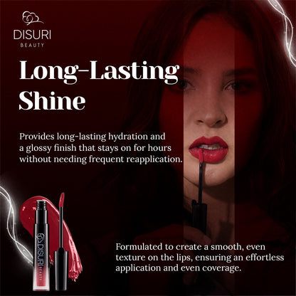 DISURI Beauty Glossy Blast Lip Gloss - No Games Please (M64)