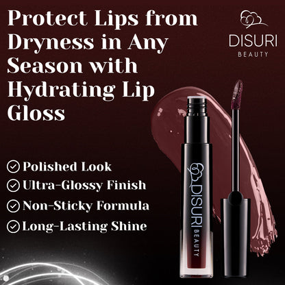 DISURI Beauty Glossy Blast Lip Gloss - Pie in The Sky (M12)