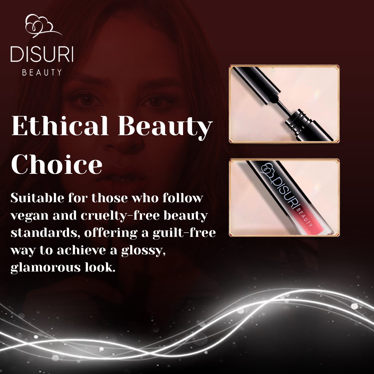 DISURI Beauty Glossy Blast Lip Gloss - Pink Cupcake (M9)