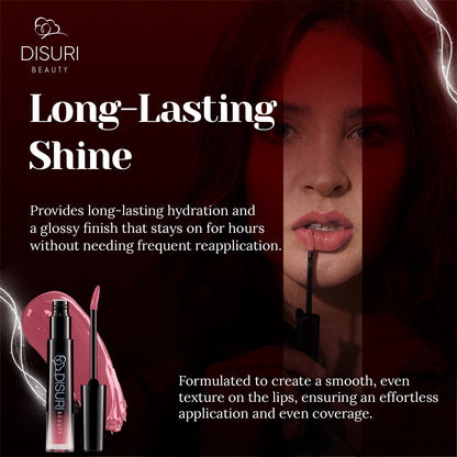 DISURI Beauty Glossy Blast Lip Gloss - Keep It Movin&