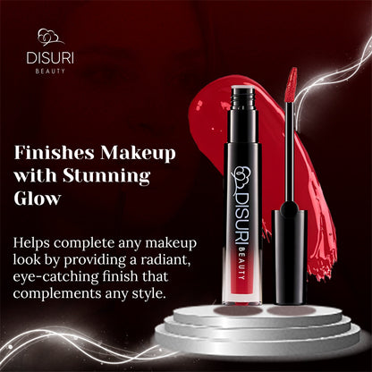 DISURI Beauty Glossy Blast Lip Gloss - Ruby Rosa (M41)