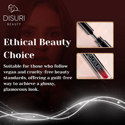 DISURI Beauty Glossy Blast Lip Gloss - Ruby Rosa (M41)