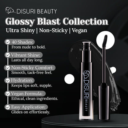 DISURI Beauty Glossy Blast Lip Gloss - Griselda (M56)