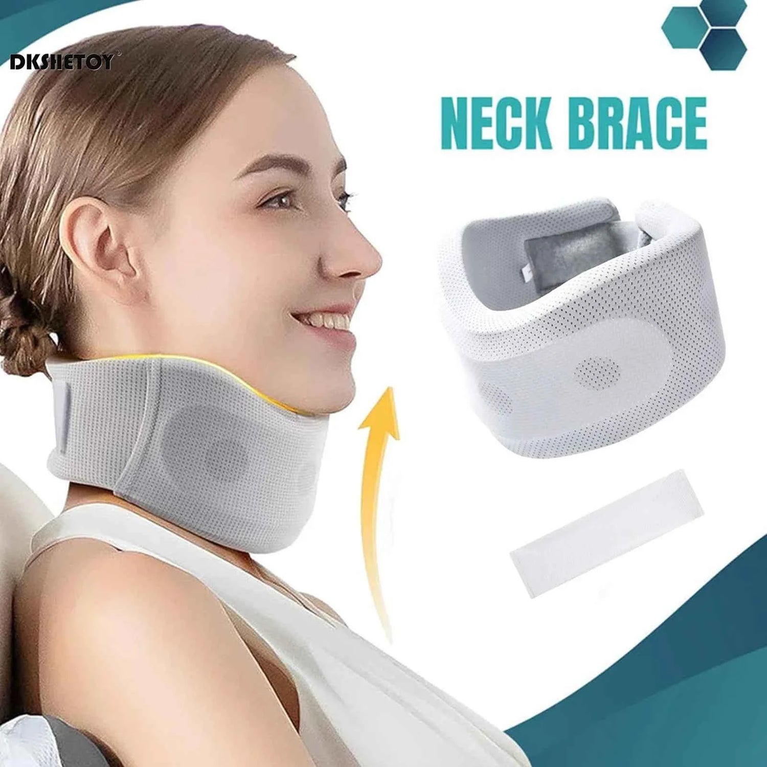 NeckEase™ Soft Foam Neck Brace – Pain Relief &amp; Support