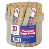 DL Pro 8 Pcs Purse Size Emery Boards in a Display - DestGlow