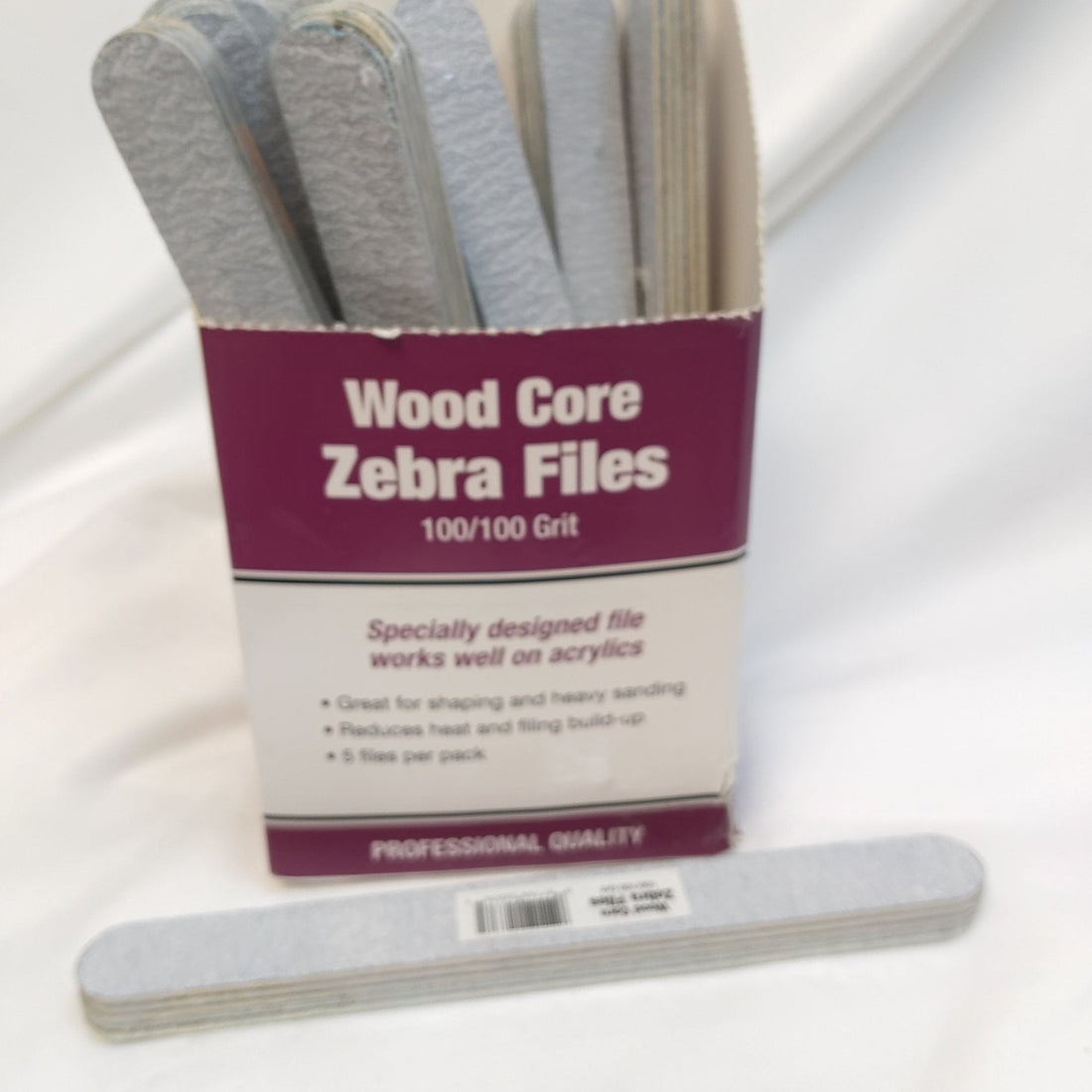 DL Professional Wood Core Zebra Files 5 Pcs - DestGlow