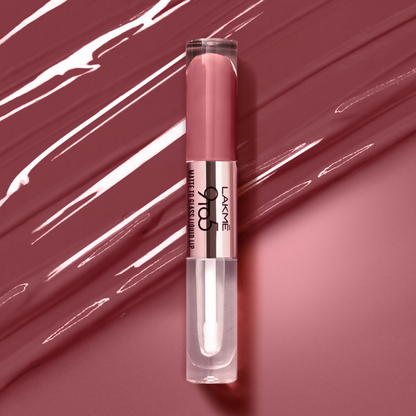 Lakme 9 To 5 Matte To Glass Liquid Lip - Bold In Red