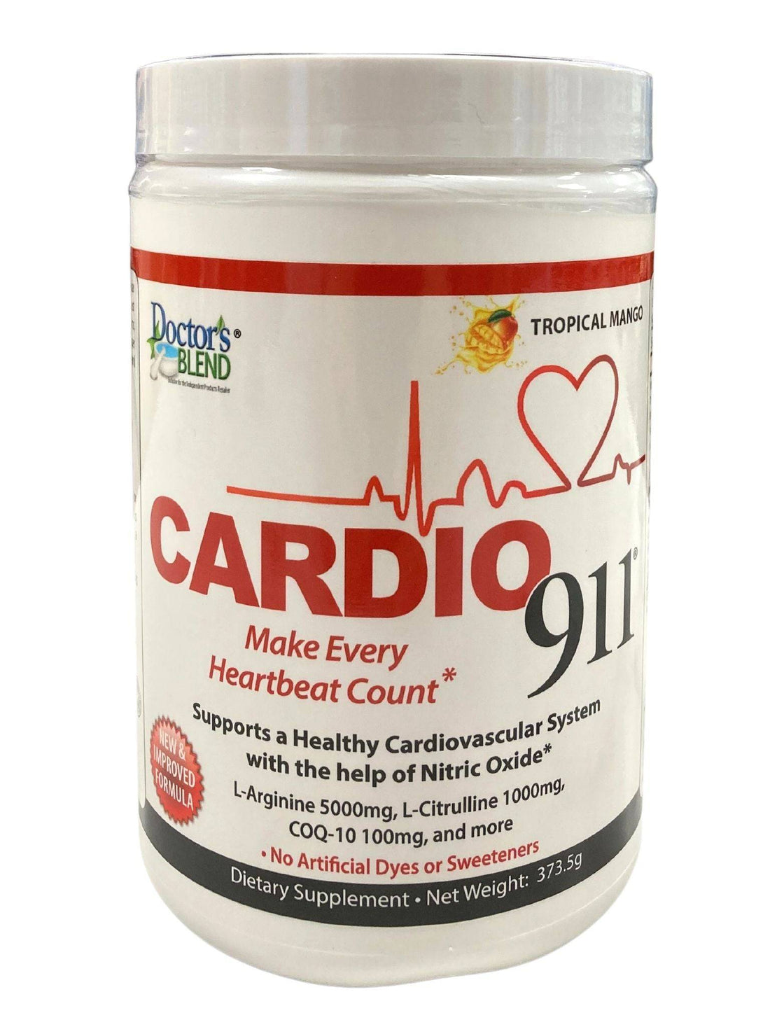 Cardio 911 Dietary Supplement Drink Mix by Country Life Natural Foods