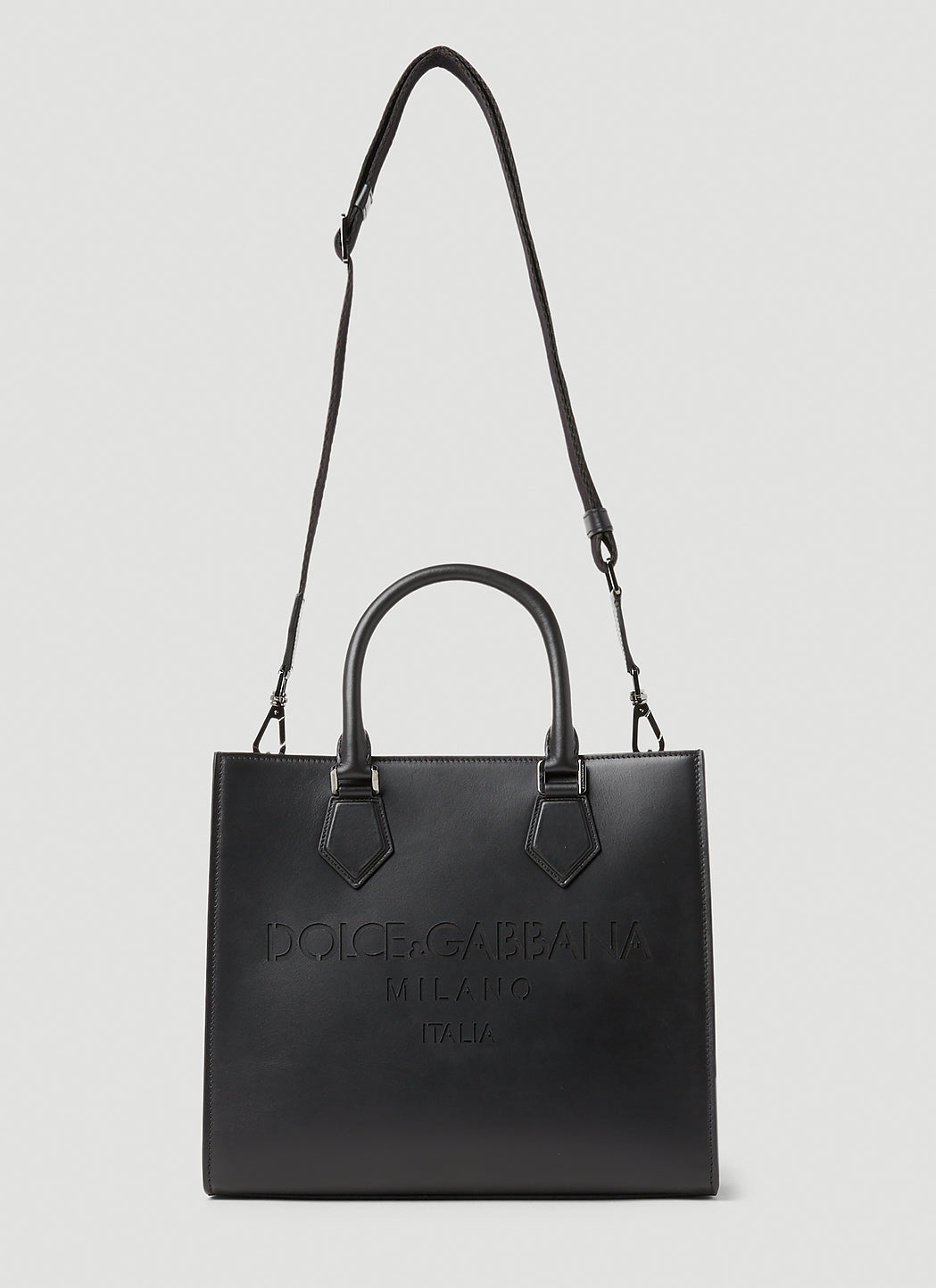 Dolce &amp; Gabbana Men Debossed Logo Tote Bag by Luosophy