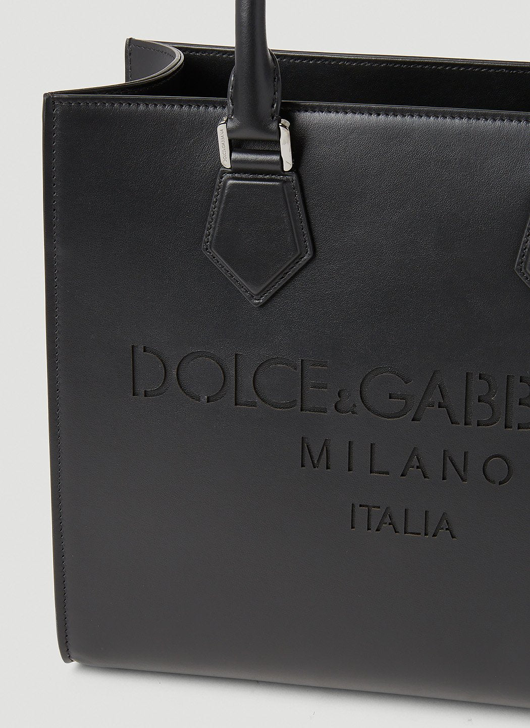 Dolce &amp; Gabbana Men Debossed Logo Tote Bag by Luosophy