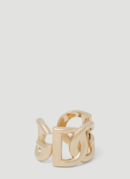 Dolce &amp; Gabbana Men Dg Logo Ring by Luosophy