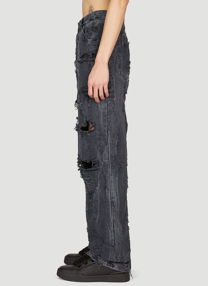 Dolce &amp; Gabbana Men Distressed Denim Jeans by Luosophy
