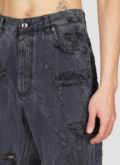 Dolce &amp; Gabbana Men Distressed Denim Jeans by Luosophy