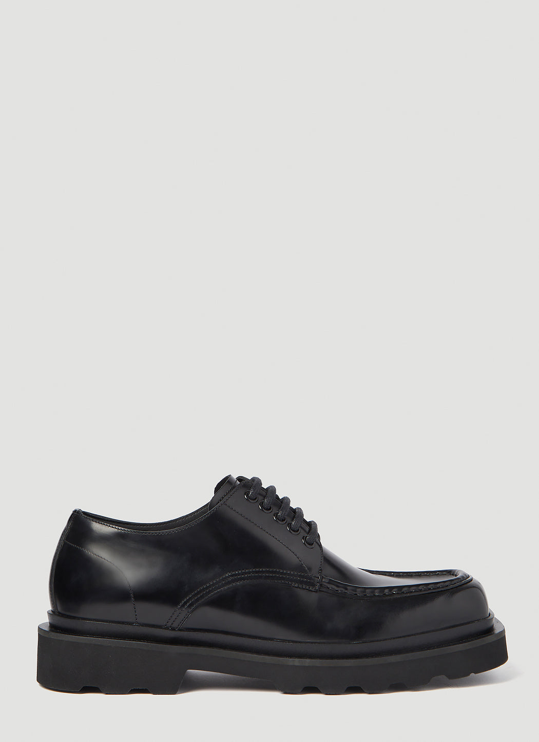 Dolce &amp; Gabbana Men Brushed Leather Derby Shoes by Luosophy