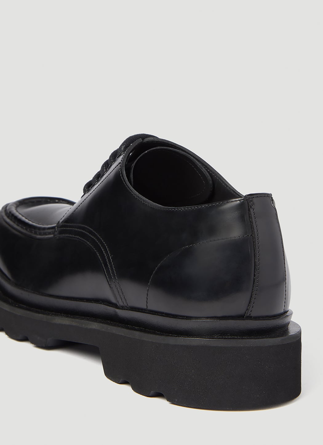 Dolce &amp; Gabbana Men Brushed Leather Derby Shoes - DestGlow