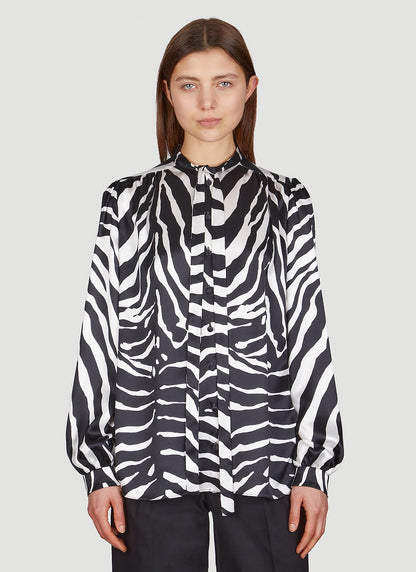 Dolce &amp; Gabbana Women Zebra Print Shirt by Luosophy