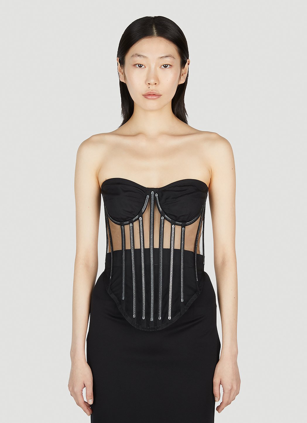 Dolce &amp; Gabbana Women Kim Embellished Corset Top by Luosophy