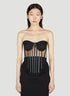 Dolce & Gabbana Women Kim Embellished Corset Top by Luosophy