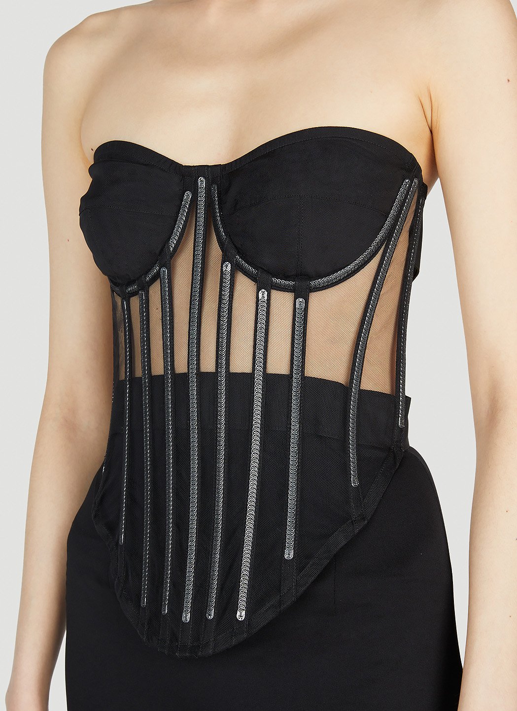 Dolce &amp; Gabbana Women Kim Embellished Corset Top by Luosophy