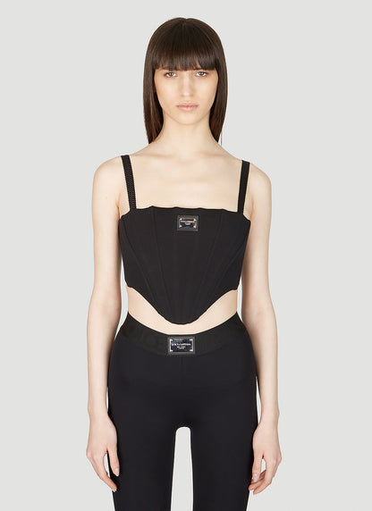Dolce &amp; Gabbana Women Logo Plaque Corset by Luosophy