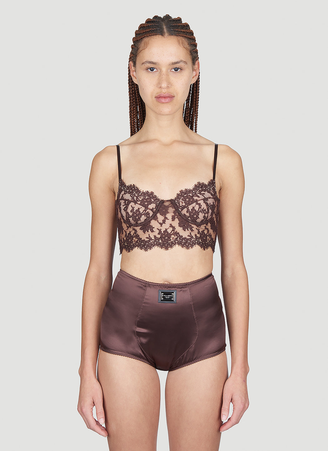 Dolce &amp; Gabbana Women Floral Lace Long-Line Bra by Luosophy