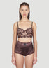 Dolce & Gabbana Women Floral Lace Long-Line Bra by Luosophy