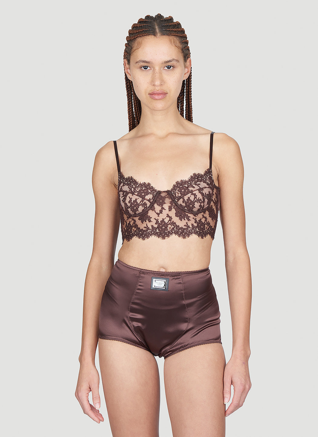 Dolce &amp; Gabbana Women Floral Lace Long-Line Bra by Luosophy