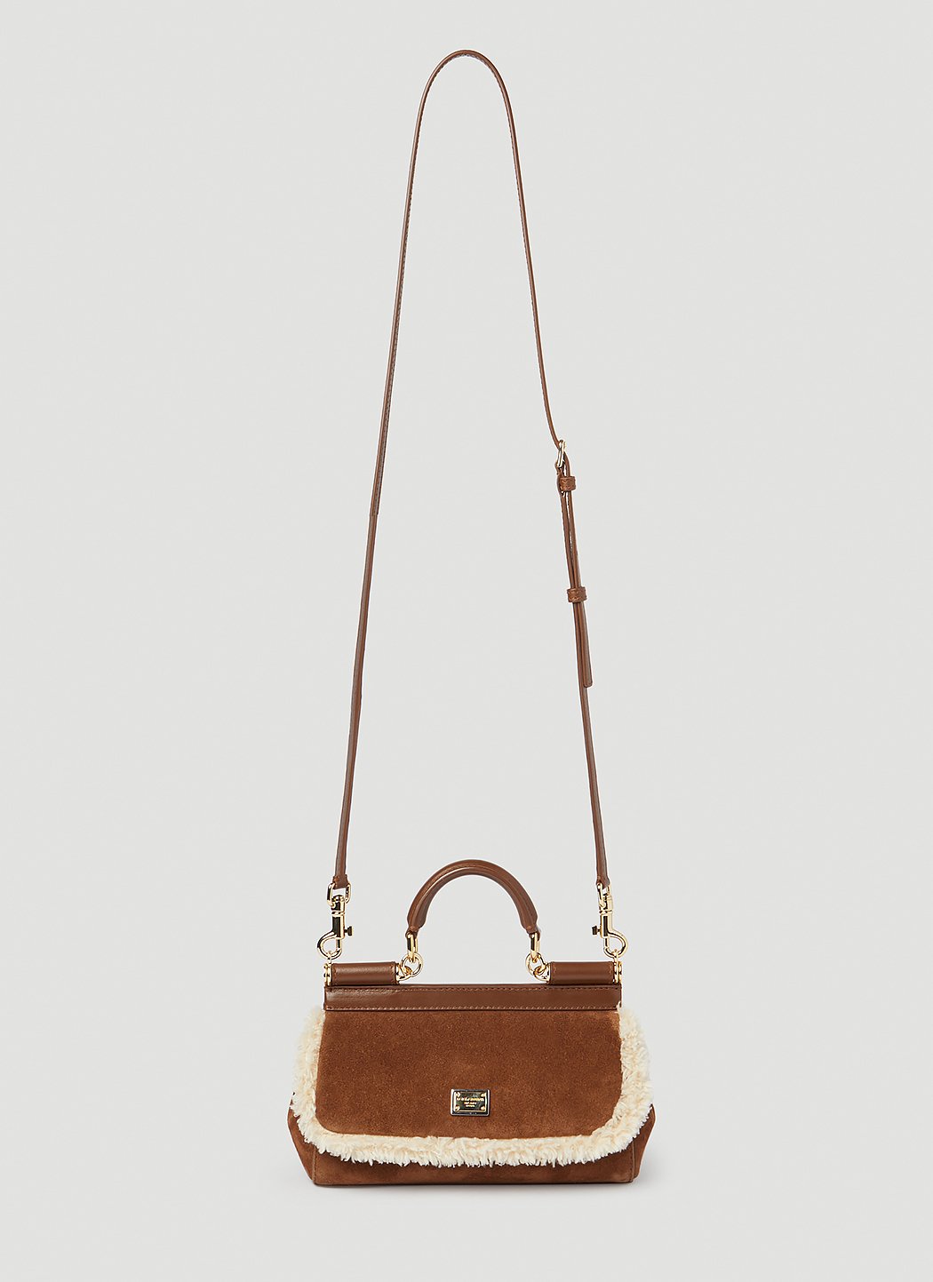 Dolce &amp; Gabbana Women Sicily Suede Small Handbag by Luosophy