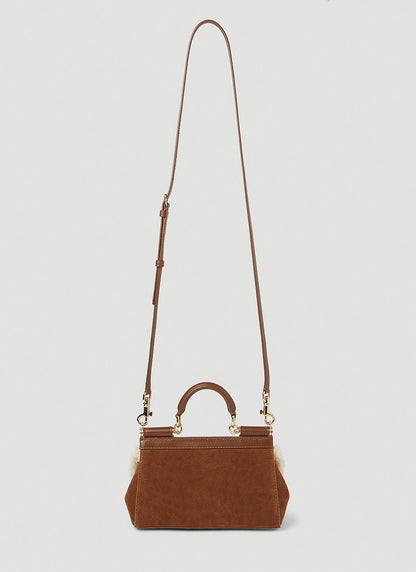 Dolce &amp; Gabbana Women Sicily Suede Small Handbag by Luosophy