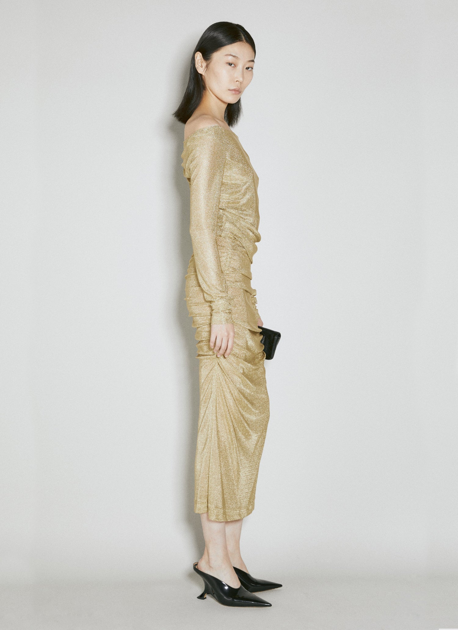 Dolce &amp; Gabbana Women Lurex Mesh Midi Dress by Luosophy