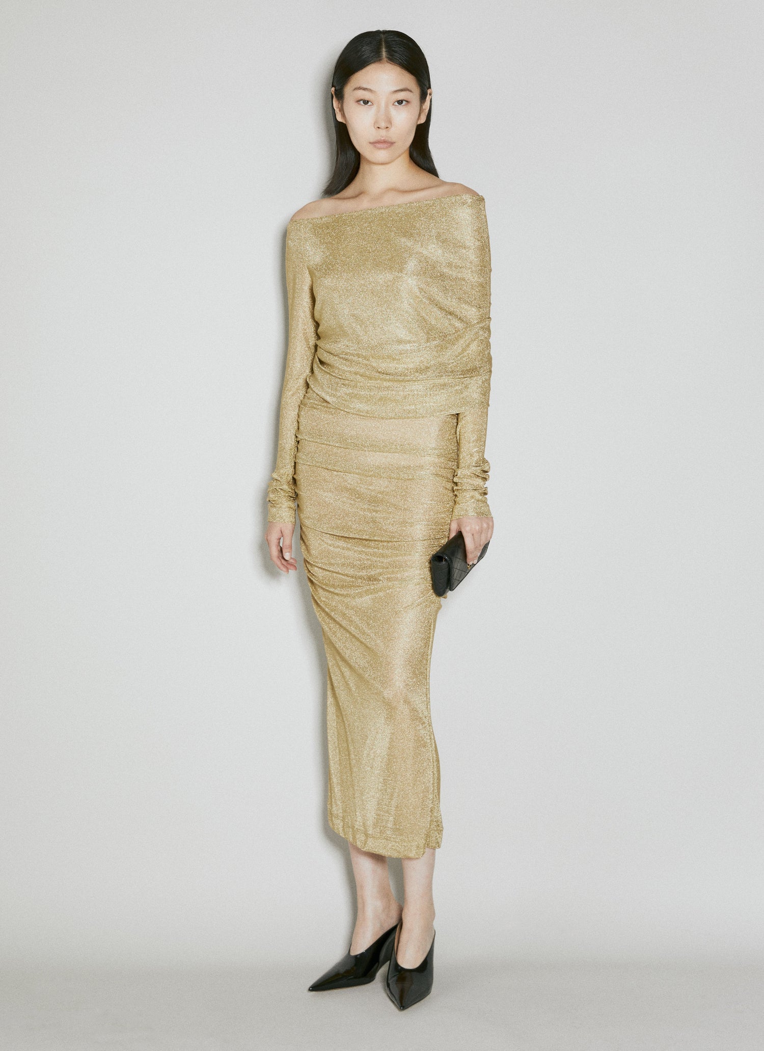 Dolce &amp; Gabbana Women Lurex Mesh Midi Dress by Luosophy