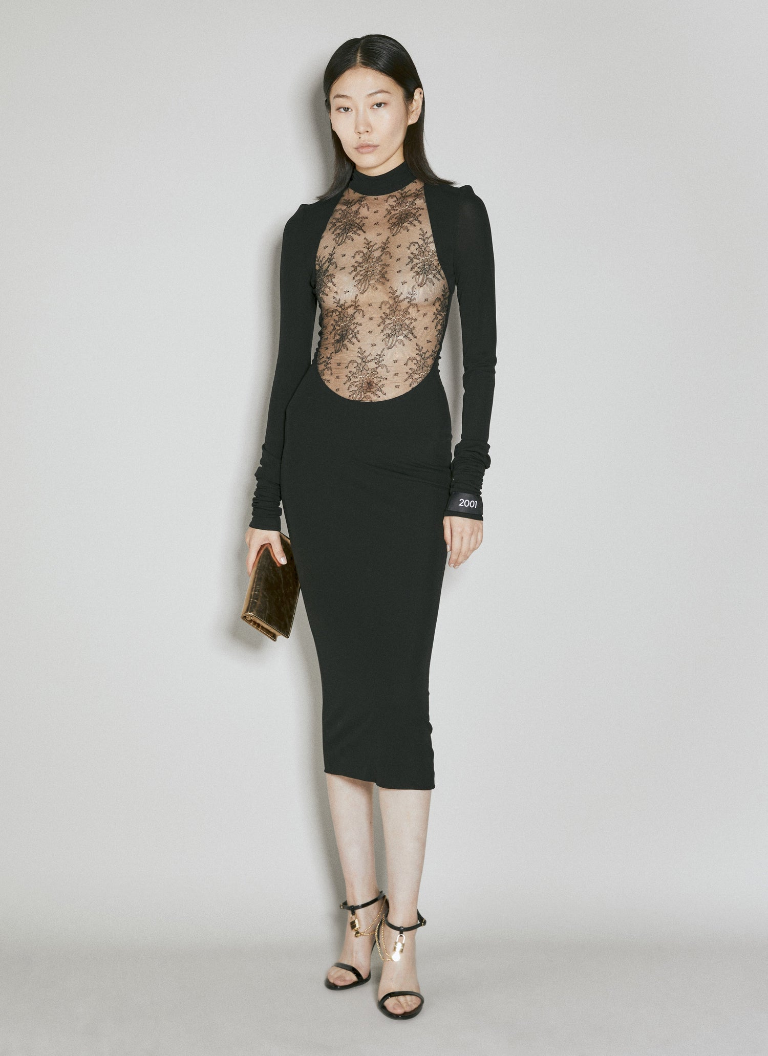 Dolce &amp; Gabbana Women Chantilly Lace Insert Jersey Dress by Luosophy