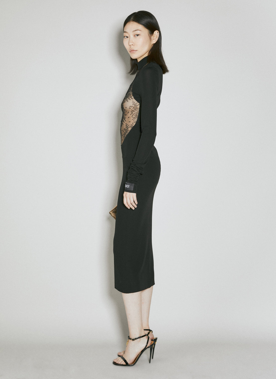 Dolce &amp; Gabbana Women Chantilly Lace Insert Jersey Dress by Luosophy