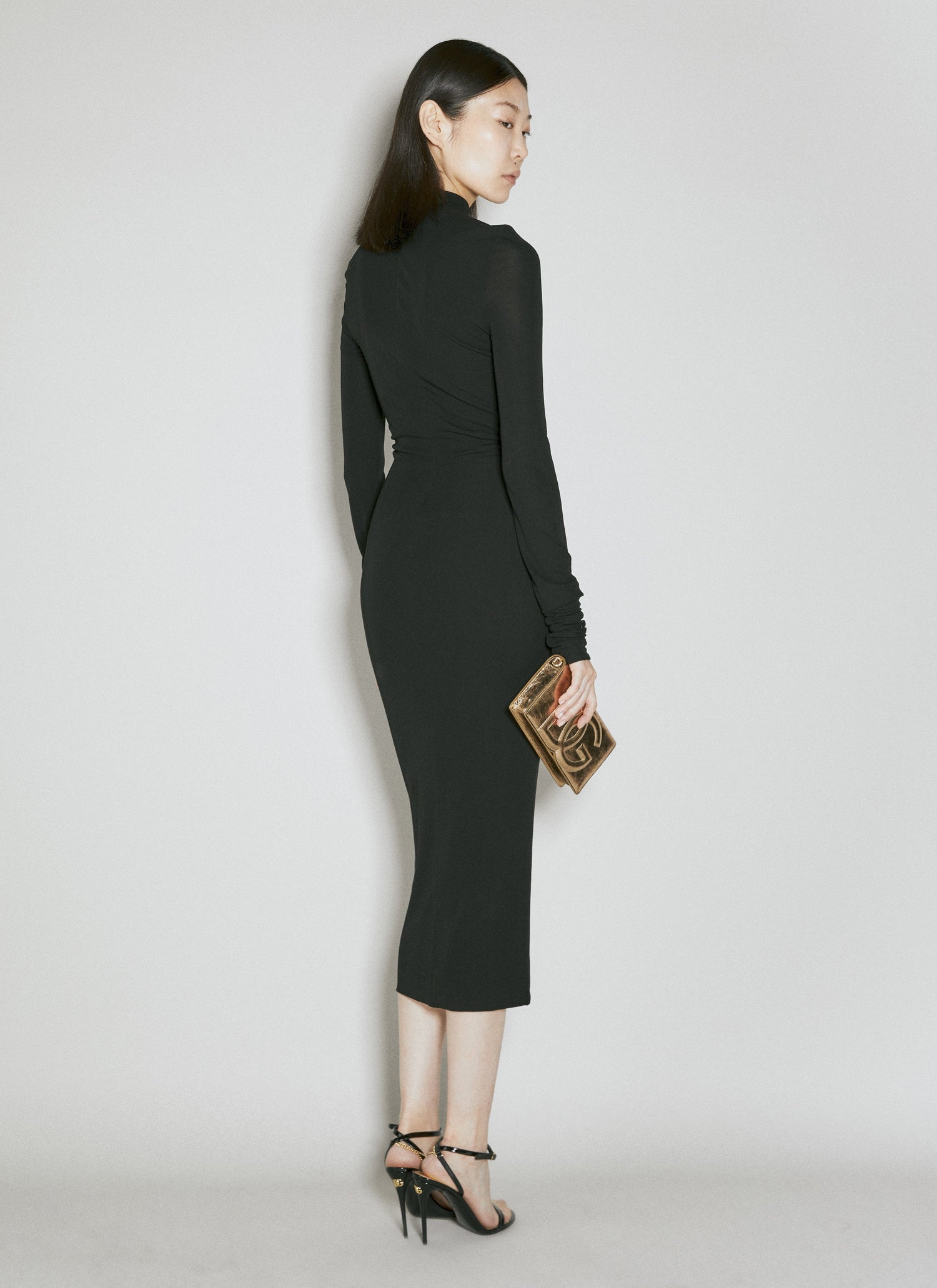 Dolce &amp; Gabbana Women Chantilly Lace Insert Jersey Dress by Luosophy