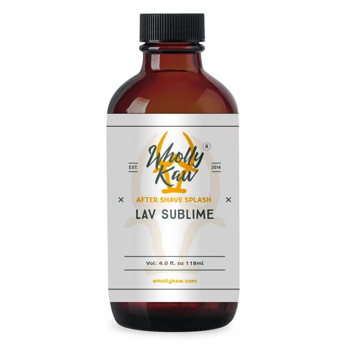 Wholly Kaw Lav Sublime Aftershave Splash 4 Oz by Pasteur Pharmacy