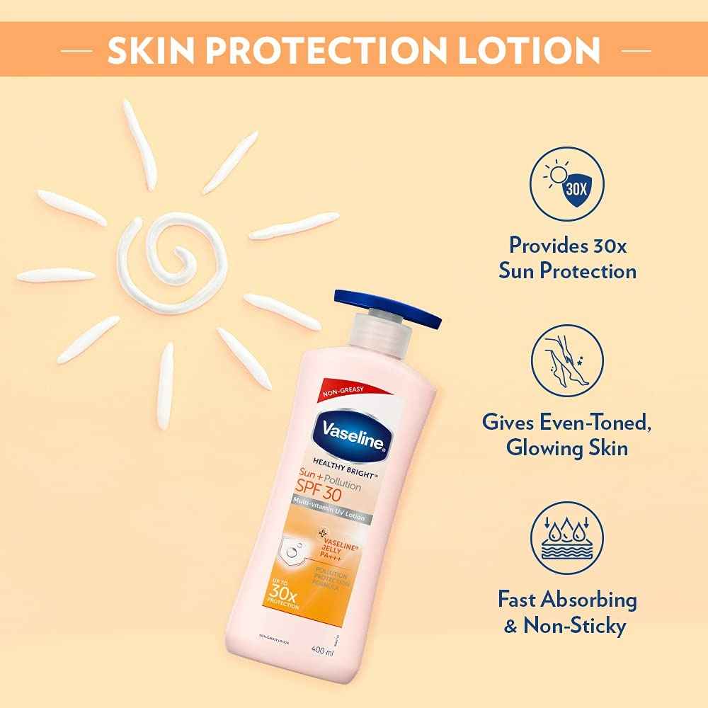 Vaseline Sun Protect SPF 30 Serum In Lotion With UVA + UVB Protection, PA+++